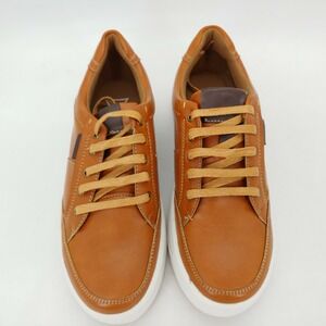 Nelson Shoes Womens Sneaker Memory Foam Insole Brown Faux Leather 8.5 NEW